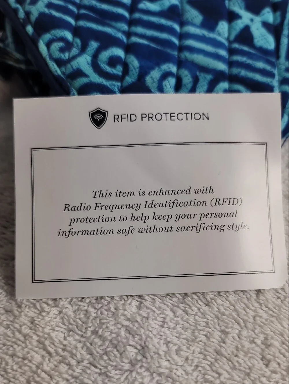 Vera Bradley Cuban Tiles Wristlet With RFID - NWT